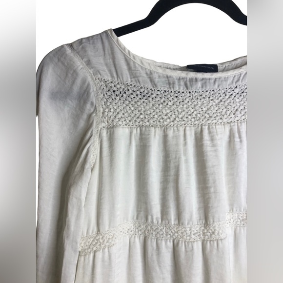 WhoWhatWear White Ruffled Mini Dress Size Small - Picture 2 of 8